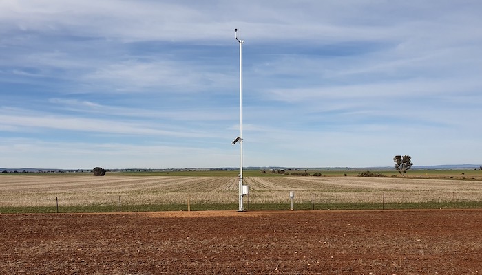 COtL Automatic Weather Station at Pinkerton Plains